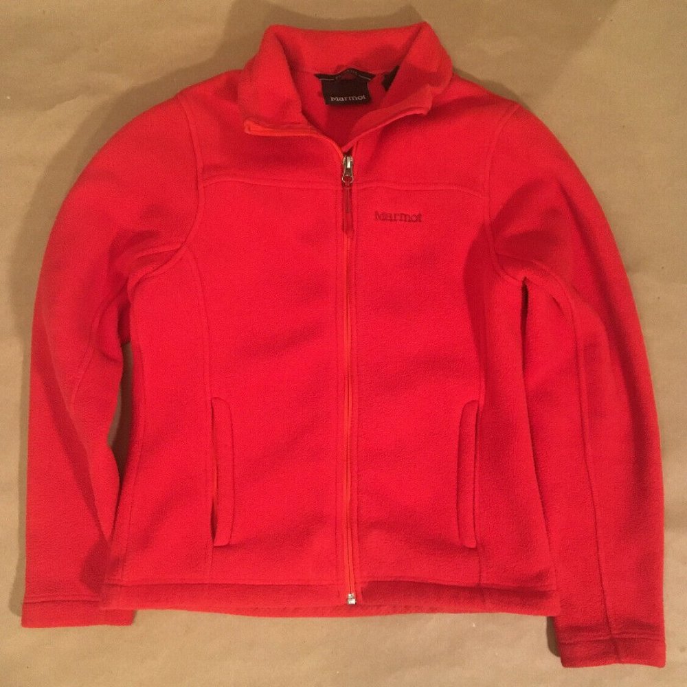 Marmot Womens XS Polartec Fleece Jacket Red
